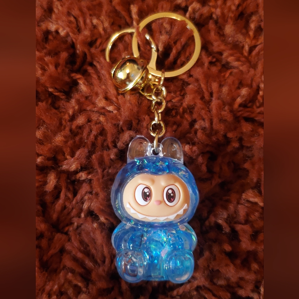 Labubu Blue Keychain